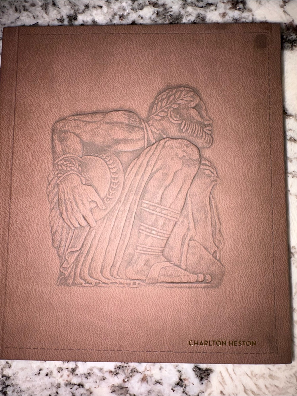 Replica of the personal journal of Charlton Heston COLLECTORS ITEM